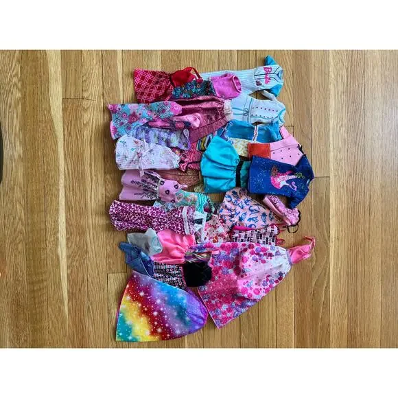 Barbie and Fashion Doll Mary Kate Ashley Dresses Shirt Pants Skirt Clothes Lot - Picture 4 of 5